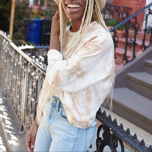 SOLD OUT Madewell Tie-Dye (Re)sourced Cotton Swing Sweatshirt - Picture 12 of 14